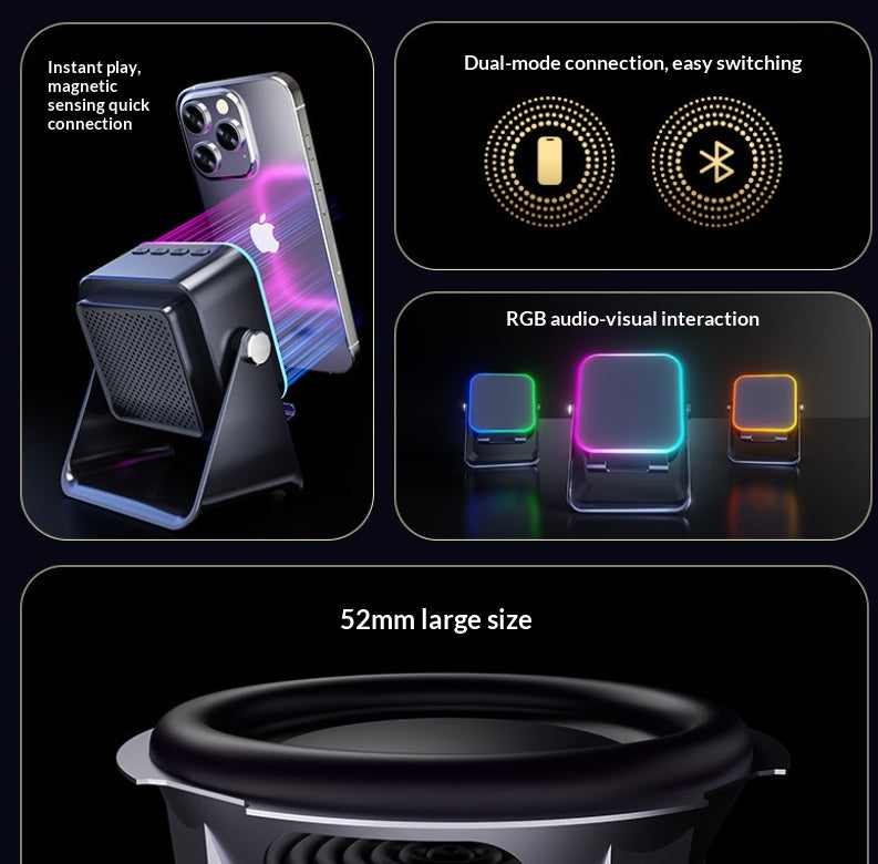 Phone Stand That Doubles as a Speaker and a Desk Light