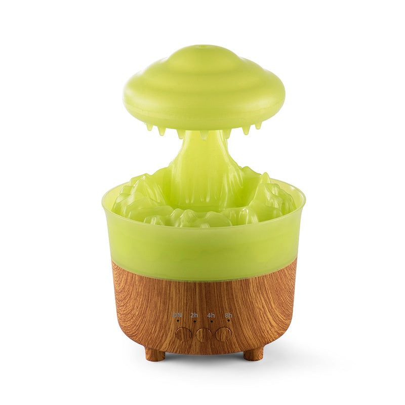 Rain Cloud Humidifier with Falling Raindrops, Mood Lights and Remote
