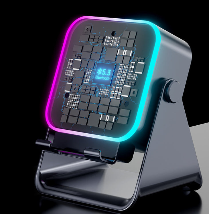 Phone Stand That Doubles as a Speaker and a Desk Light