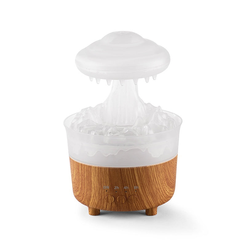 Rain Cloud Humidifier with Falling Raindrops, Mood Lights and Remote