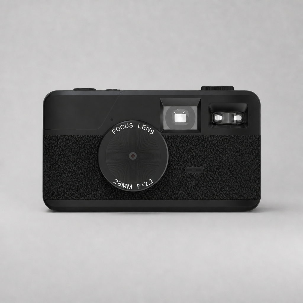 Screenless Retro Camera in black