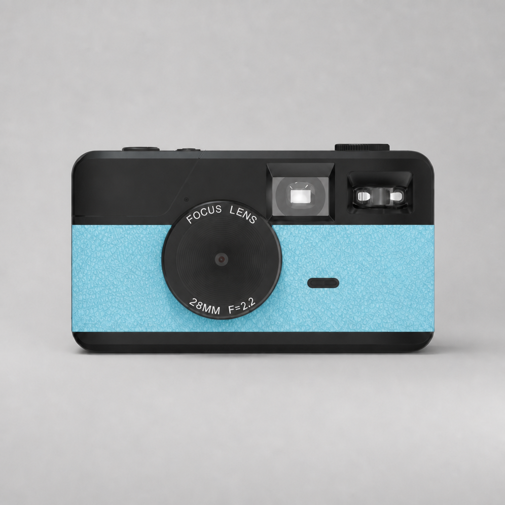 Screenless Retro Camera in blue