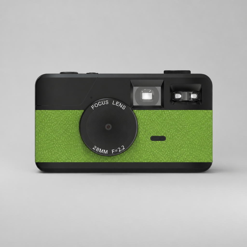 Retro Screen-Free Digital Camera with 8 Filter Modes and Flash