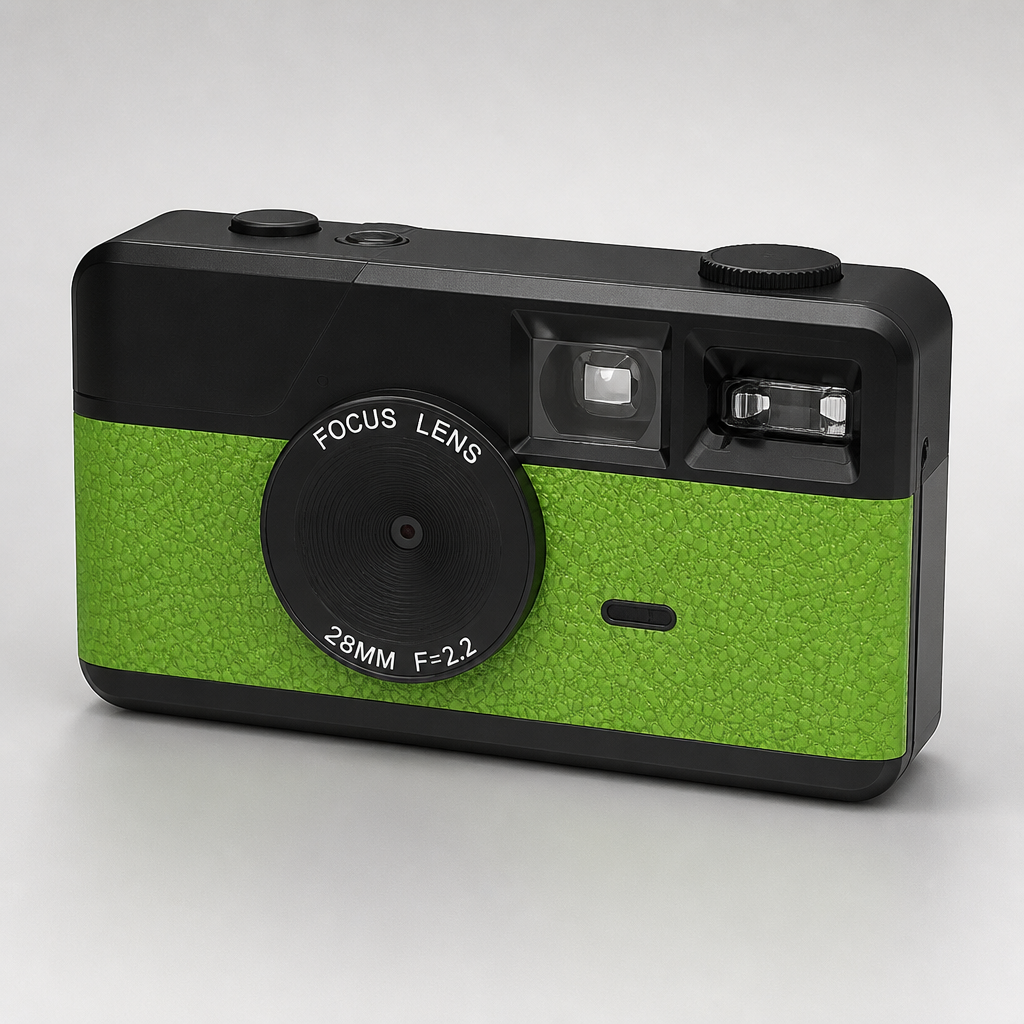 Retro Screen-Free Digital Camera with 8 Filter Modes and Flash